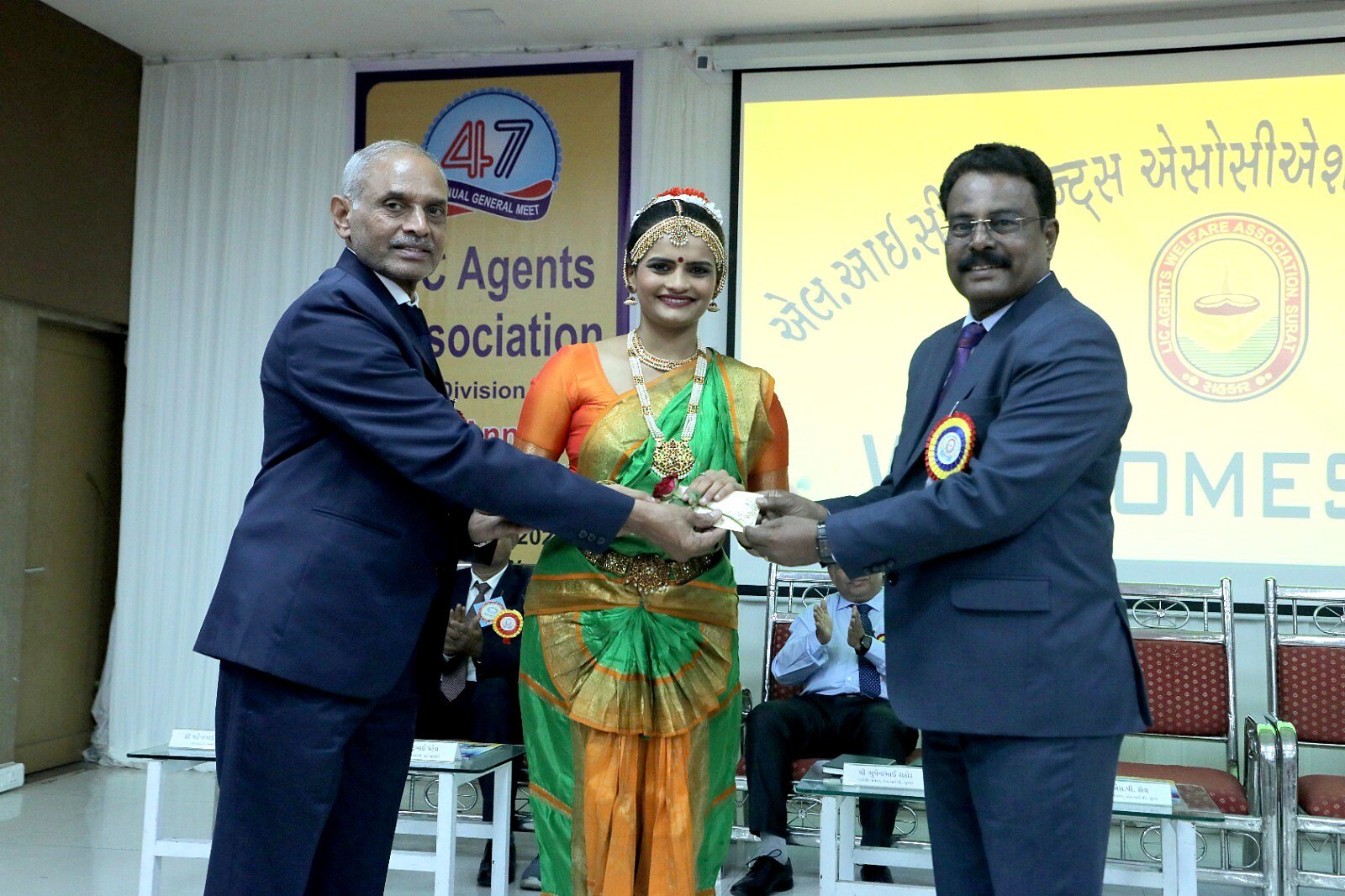 47th AGM MDRT COT TOT Sanman ceremony on stage