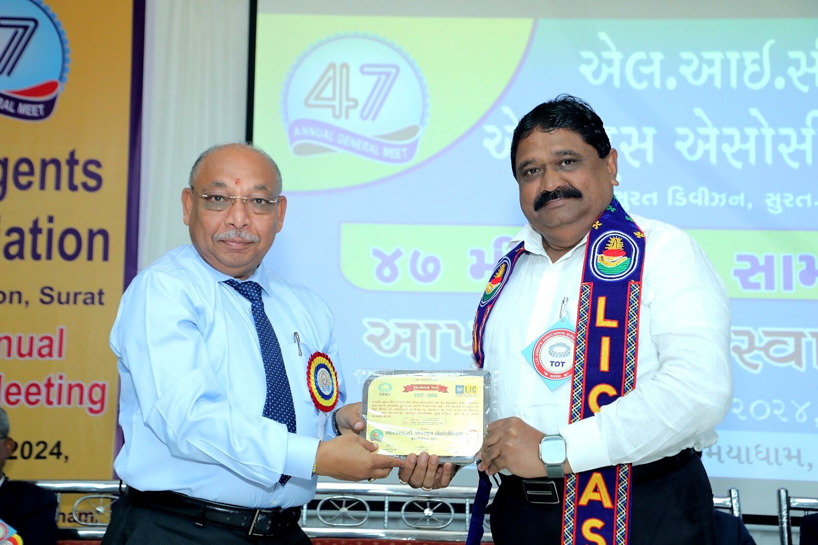 TOT plaque presentation at LICAAS